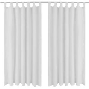 VidaXL-Micro-Satijnen-Gordijnen-met-Ringen-140-x-175-cm-2-stuks-(Creme)