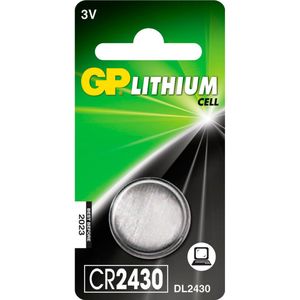 Gp Cr2430 Lithium-knoopcelbatterijen 3v Per Stuk
