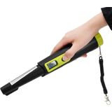 vidaXL - Pinpointer - metaaldetector - met - LCD-scherm - zwart - en - geel