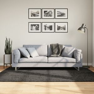 vidaXL-Vloerkleed-ISTAN-hoogpolig-glanzend-140x200-cm-antracietkleurig