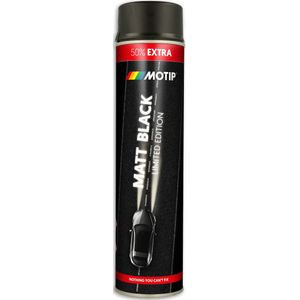 Motip spuitlak zwart mat 600ml