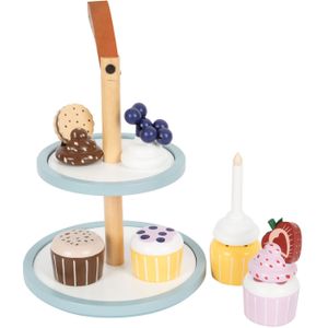 Small Foot houten speeleten etagere met cupcakes, 13dlg.