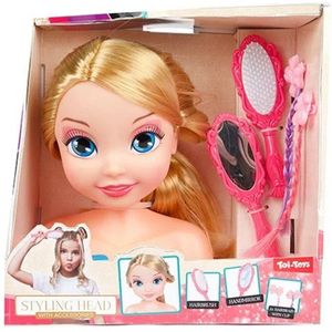 Toi-toys Lauren Hoofd Haar Styling Met Accesoires 3-delig