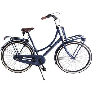 Aldo 28 inch omafiets cargo 50cm 3v jeans blauw