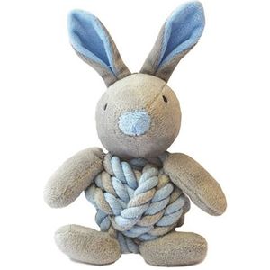 Little rascals Knottie bunny touwbal konijn blauw