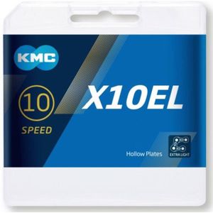 KMC Fietsketting X10EL Zilver 10 speed 114 schakels