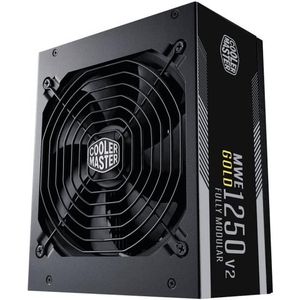 Cooler master mpe-c501-afcag-3eeu mwe gold 1250 v2 black, atx3.1, 1250w, =90% @typical, 140mm