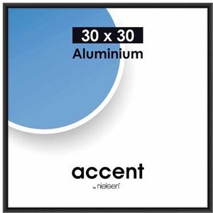 Nielsen Accent 30x30 aluminium zwart 54126