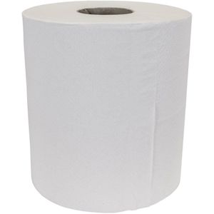 Towlers poetsrol midirol 20cm 1-laags 300cm recycled wit per stuk