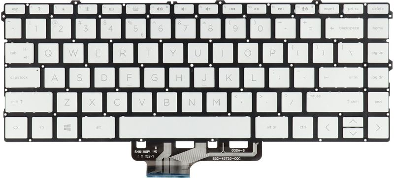 Hp laptop toetsenbord qwerty us, backlit