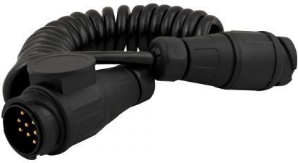 Trailergear spiraalkabel 13p. stekker