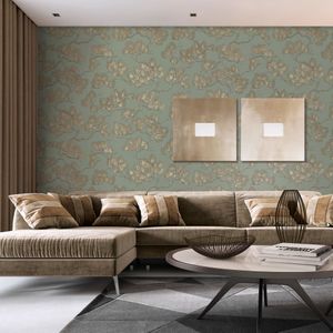 Dutch wallcoverings behang pine tree groen