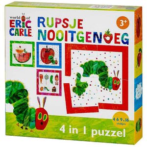 Rupsje Nooitgenoeg 4in1 Puzzel (4-16 Stukjes)