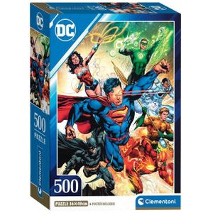 Clementoni legpuzzel dc comics justice league, 500st.