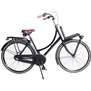 Aldo 28 inch omafiets cargo 65cm 3v mat zwart