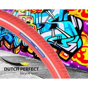 Busch & Muller Buitenband Dutch Perfect 28 x 1.40" / 40-622mm anti-lek rood met
