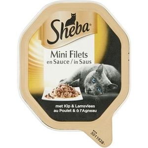 Sheba Alu mini filets kip / lam in saus
