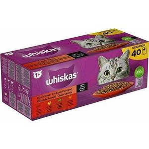 Whiskas Multipack pouch adult selectie vlees in saus