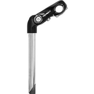 Ergotec stuurpen 22mm verstelbaar zwart/rvs 230/90mm
