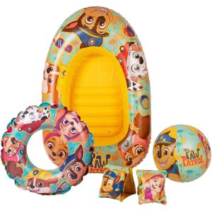 Paw patrol zwemset met boot, 5dlg.