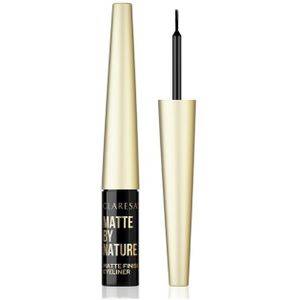 Claresa matte by nature vloeibare eyeliner zwart 4ml