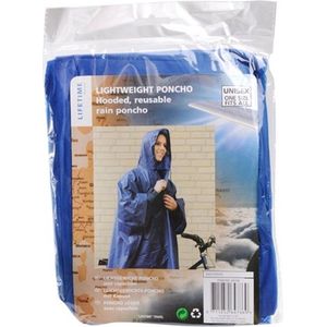 Lifetime Regenponcho met Capuchon | Blauw