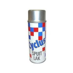 Cycplus cyclus spuitlak 400cc zilver