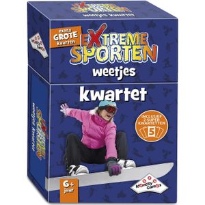 Extreme Sporten Weetjeskwartet - Identity Games | Voor 2-4 spelers | Vanaf 6 jaar | Speelduur 15 min