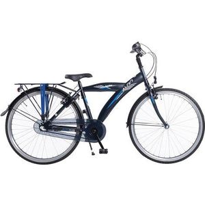 Aldo 26 inch roadstar fiets 3v mat blauw blue stripe