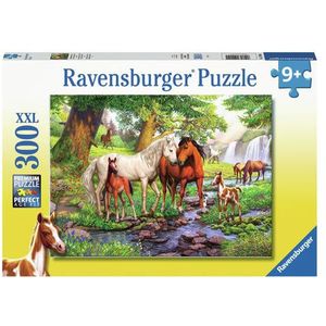 Ravensburger puzzel Wilde Paarden Bij De Rivier - Legpuzzel - 300XXL stukjes