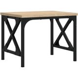 Vidaxl printerstandaard 40x30x31 cm bewerkt hout sonoma eikenkleurig