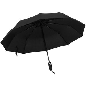 Vidaxl paraplu automatisch inklapbaar 104 cm zwart