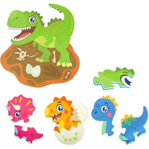 Toi-toys little stars foam vloerpuzzel dino, 36st.