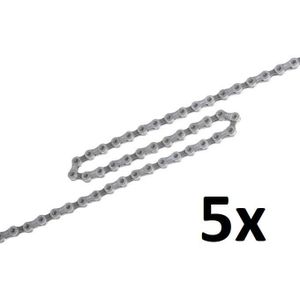 Shimano ketting 9 speed hg53 deore/lx/tiagra - 126 schakels (5 stuks in werkplaatsverpakking)