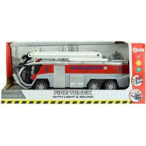 Toi-toys Brandweerauto Frictie Met Licht En Geluid 21 Cm