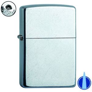 Regular street chroom Zippo gasaansteker met dubbele stormvlam