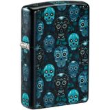 Zippo - Sugar Skull Design - Aansteker - Glow in the Dark - Kleurprint