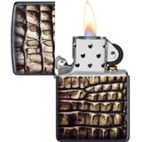 Zippo - Alligator Skin Design - Aansteker - Krokodillen Huid
