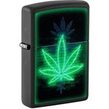 Zippo Glowing Leaf Design