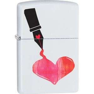Zippo inked heart