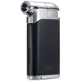Pijpaansteker Colibri Pacific II zwart - chroom