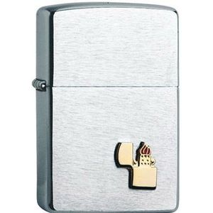 ZORR Benzineaansteker American Style afmetingen ca. 57 x 40 x 13 mm - zwarte aansteker - mat - metaal - navulbaar - stormaansteker - aansteker - mannen cadeau - outdoor - camping - cadeau-idee