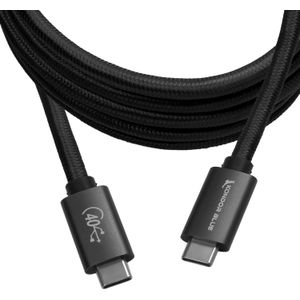 Kondor Blue Thunderbolt 4.0 USB-C kabel 6' Raven Black
