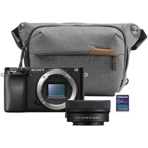 Sony Alpha A6100 systeemcamera + 16-50mm II Black Friday Kit