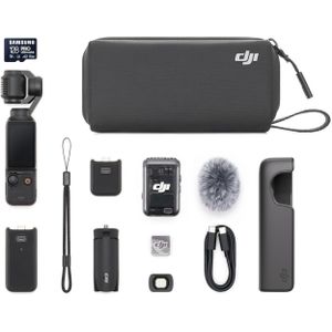 DJI Pocket 3 Creator Combo + Samsung 128GB Micro SD Pro Ultimate UHS-I U3 A2 V30 200MB/s geheugenkaart