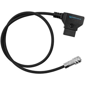 Kondor Blue D-Tap to Blackmagic Pocket Cinema 4K/6K Power Cable 20 Black