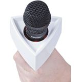 Rycote Single Triangular White Mic Flag