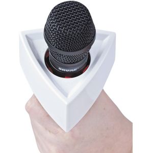 Rycote Single Triangular White Mic Flag