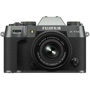 Fujifilm X-T50 systeemcamera Charcoal + 15-45mm