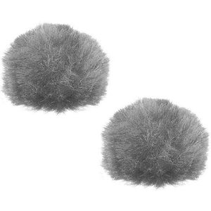 Rycote Furry Lavalier Windjammer Grijs (2 stuks)